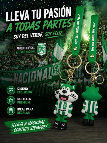 LLAVERO MASCOTA ATLETICO NACIONAL RF:WFC-1239
