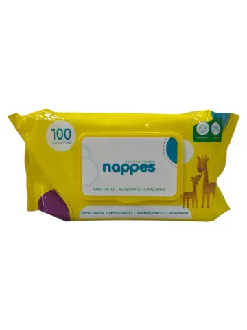 PAÑITOS HÚMEDOS NAPPES GRANDE x100 SE4001