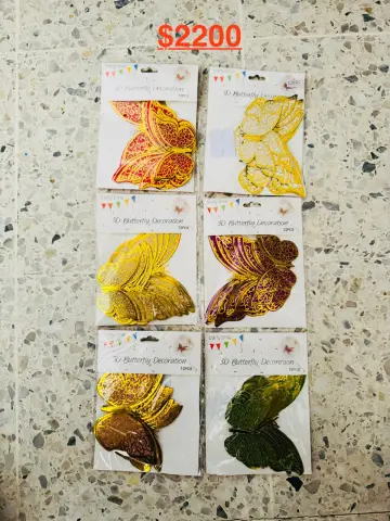 MARIPOSA DECORATIVA 3D