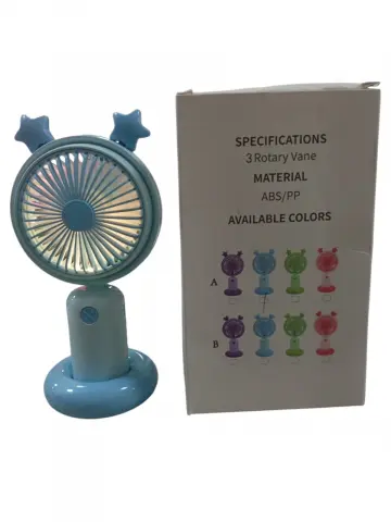 VENTILADOR RECARGABLE CON BASE RF:IF5303