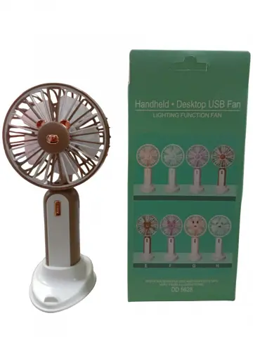 VENTILADOR RECARGABLE CON LUZ RF:IF5302