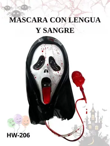 MASCARA SCARY MOVIE CON SANGRE RF:HW-206
