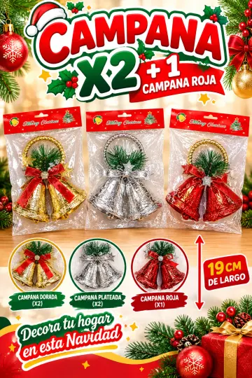 ADORNO CAMPANA X2 RF:HG26-6524-47