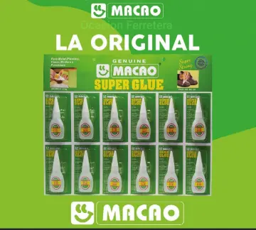 Pegante Instantáneo Macao Súper Glue 8g X12 Unidades