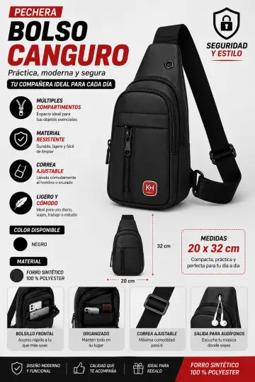 BOLSO PECHERA RF:AF100-157