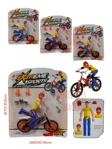 MUÑECO CON BICICLETA Y ACCESORIOS RF:8930