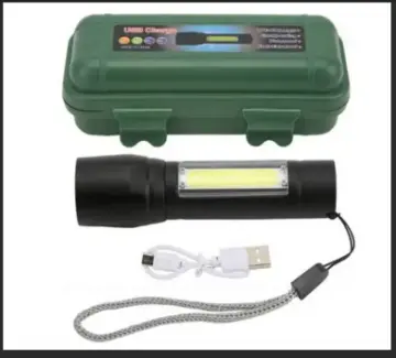 LINTERNA ALUMINIO (9.5 CM) CAJA VERDE