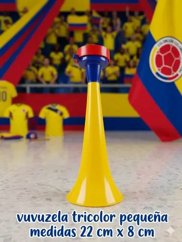 VUVUZELA TRICOLOR PEQUEÑA RF:MT4415