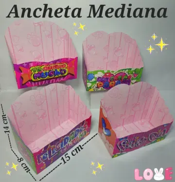 ANCHETA CORAZON MEDIANA X12
