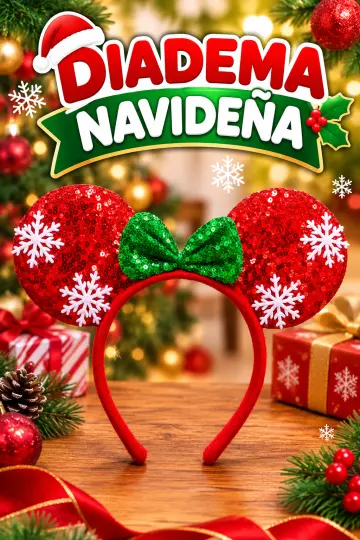DIADEMA NAVIDEÑA MINIE RF:Q9630