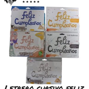 INFLABLE FELIZ CUMPLEAÑOS CURSIVO RF-LUNA017