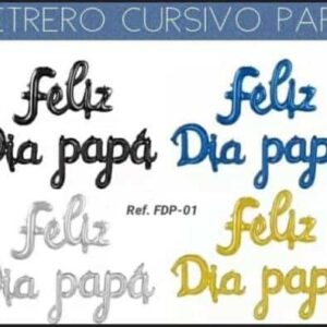 LETRA CURSIVA INFLABLE PAPA