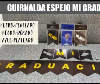 Banderín mi grado Metalizado