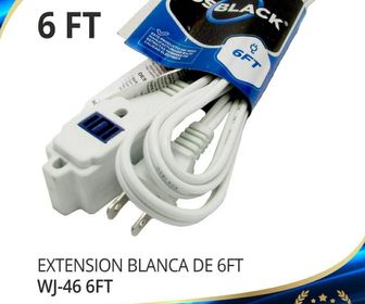 Extensión Blanca de 6FT