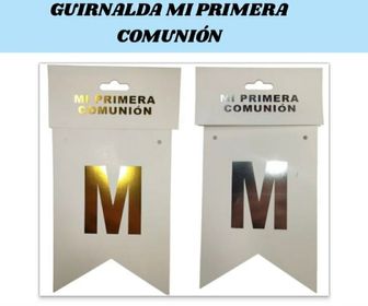 BANDERIN MI PRIMERA COMUNION