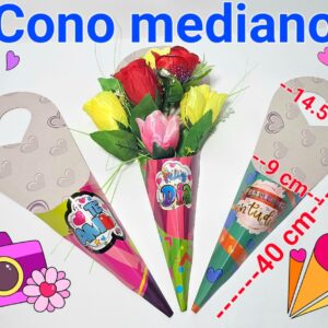 CONO GRANDE PARA FLOR