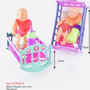 BEBE CHIQUITIN CON CUNA RF-GDTP0018