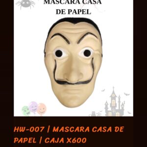 MÁSCARA CASA DE PAPEL HW-007