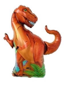 GLOBO DINOSAURIO NARANJA GRANDE 38”pulgadas