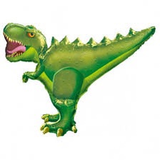 GLOBO DINOSAURIO VERDE GRANDE 38” pulgadas