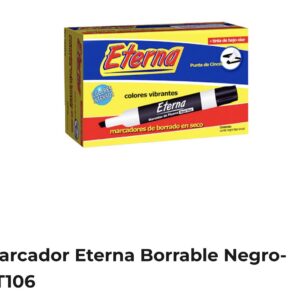 ET106 – MARCADOR ETERNA BORRABLE NEGRO