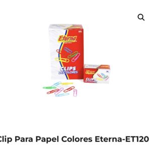 ET120 – CLIP PARA PAPEL COLORES ETERNA