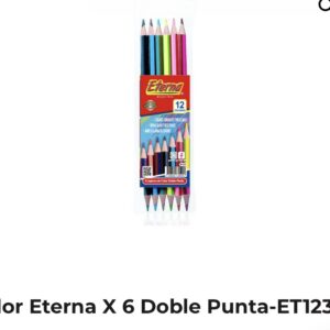 ET123 – COLOR ETERNA DOBLE PUNTA X6