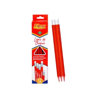 ET128 – LÁPIZ ROJO ETERNA TRIANGULAR X12 Pc