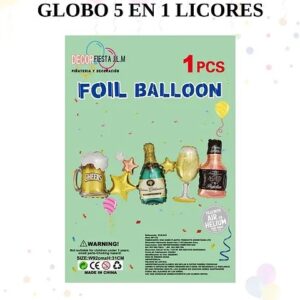 GLOBO 5 EN 1 LICORES RF-DF-133