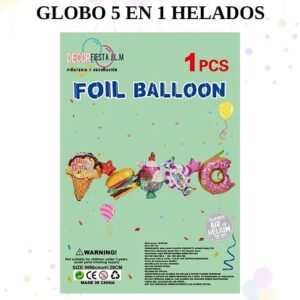 GLOBO 5 EN 1 HELADOS