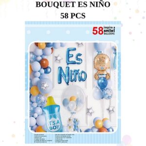 BOUQUET ES NIÑO 58 pcs