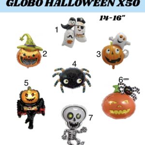 GLOBO METALIZADO HALLOWEEN 14-16 PULGADAS