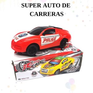 SUPER AUTO CARRERA A PILAS CON LUZ RF-DF-503