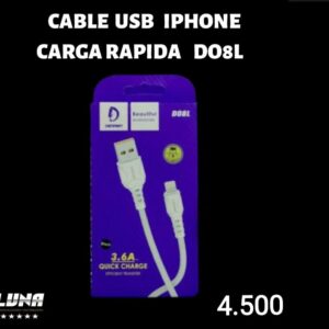 CABLE IPHON DO8L CARGA RÁPIDA