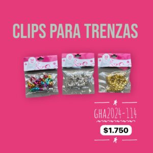 CLIPS PARA TRESNAS SURTIDO GHA2024-114