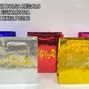 BOLSA DE REGALO FC HOLOGRAFICA 45 X 32.5 LUNA-117