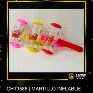 MARTILLO INFLABLE CON CASCABEL 35CM