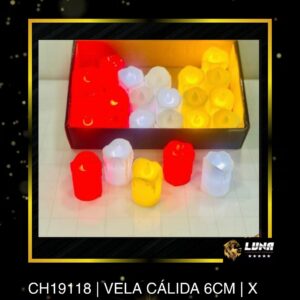 VELA CALIDA MEDIANA 6CM