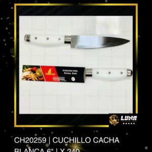 CUCHILLO CACHA BLANCA NO 6