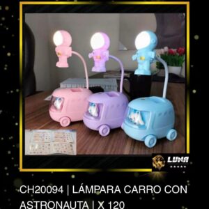 LAMPARA DE ESCRITORIO – CARRO CON ASTRONAUTA