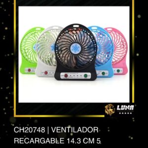 VENTILADOR  RECARGABLE USB