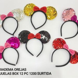 IF857 DIADEMA OREJAS LENTEJUELAS