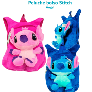 BOLSO MORRAL DE PERSONAJE PELUCHE STICH