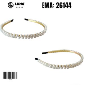 DIADEMA DE PERLA X 6 REF 26144