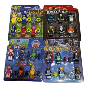 SET DE LEGOS PAQUETES SURTIDO!(ROBLOX, SONIC, ADVENGERS, PAW PATROL, DRAGÓN BALL Y MARIO ) REF AJ682