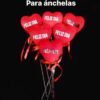 RAMO DE CORAZONES X6 PARA ANCHETA (FELIZ DIA , TE AMO Y TE QUIERO) - Imagen 2