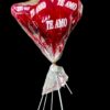 RAMO DE CORAZONES X6 PARA ANCHETA (FELIZ DIA , TE AMO Y TE QUIERO) - Imagen 3