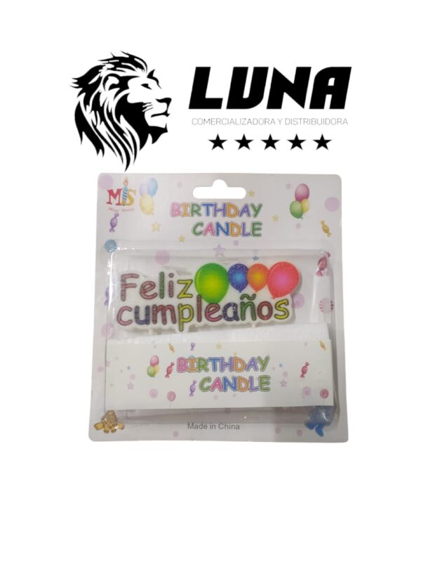 VELA FELIZ CUMPLEAÑOS RF:PL-3188