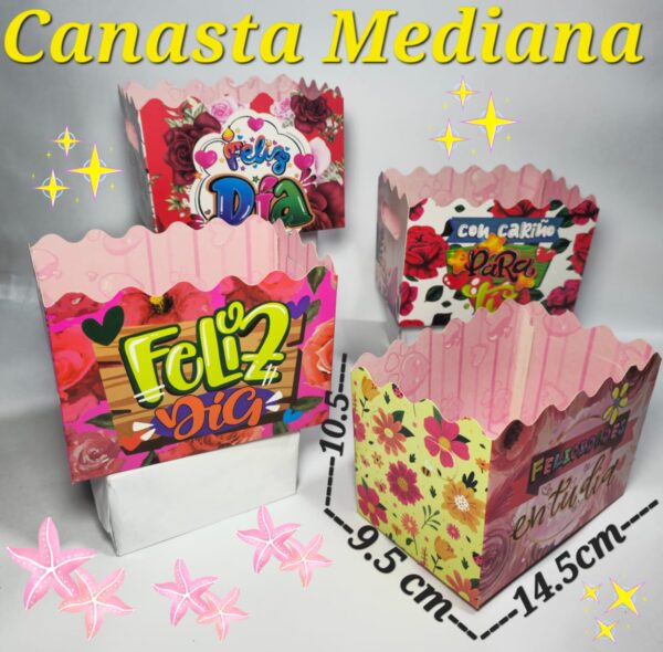 CANASTA MEDIANA SURTIDA X12