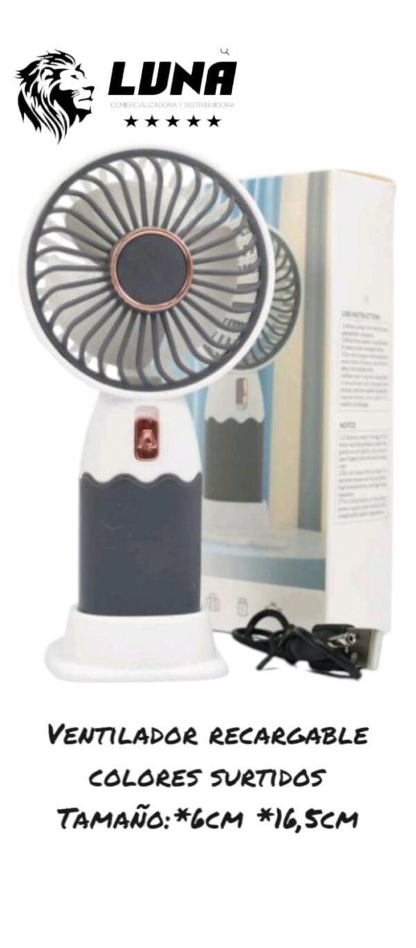 VENTILADOR RECARGABLE RF:GD4877